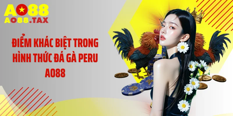 Điểm khác biệt trong hình thức đá gà Peru AO88